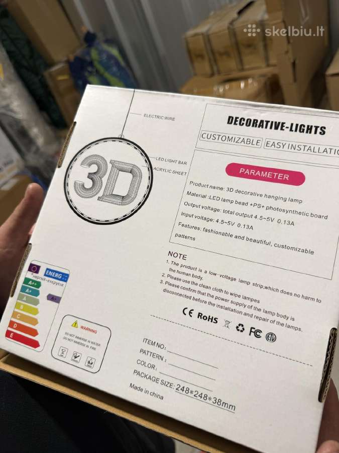 3D LED Kalėdinė Dekoracija „Kalėdų Senelis“ - nuotraukos Nr. 3