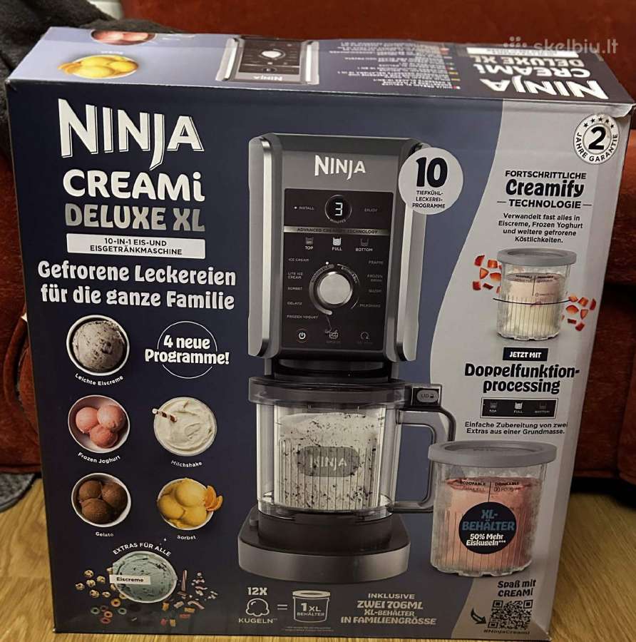 Ledų gaminimo aparatas Ninja Creami Deluxe - nuotraukos Nr. 2