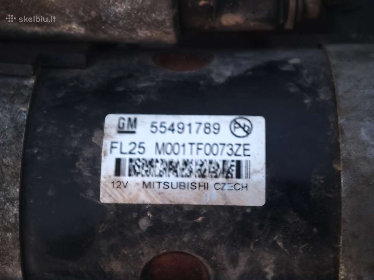 Opel turbina ir starteris - nuotraukos Nr. 7