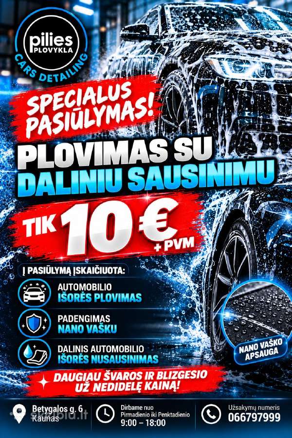 Automobilių Plovimas Ir Profesionalus Valymas - nuotraukos Nr. 5