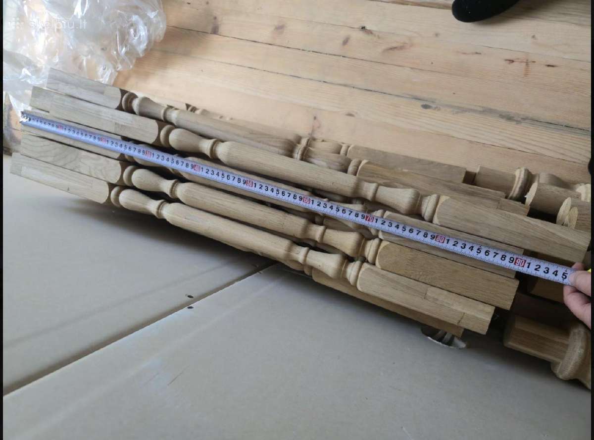 Azuolines laiptu dalys 90vnt 1vnt 10eulaiptu gamyb - nuotraukos Nr. 6