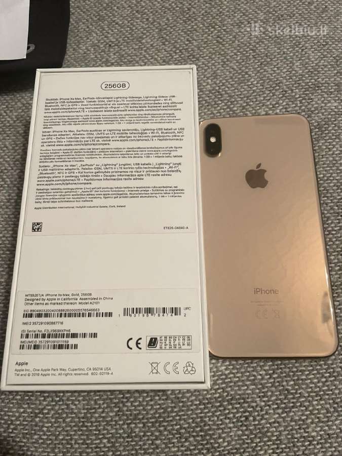 iPhone XS Max Gold - nuotraukos Nr. 3