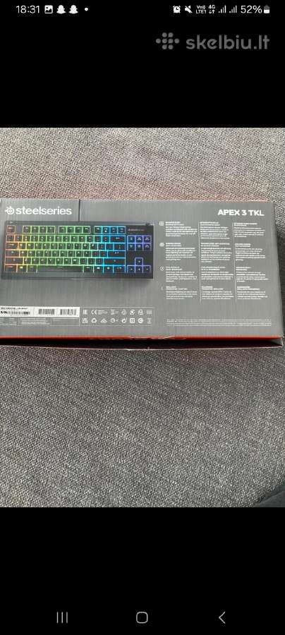 Steelseries Apex 3 Tkl - nuotraukos Nr. 6