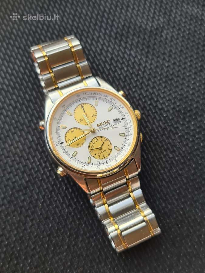 Seiko Alarm Chronograph Date Laikrodis - nuotraukos Nr. 3