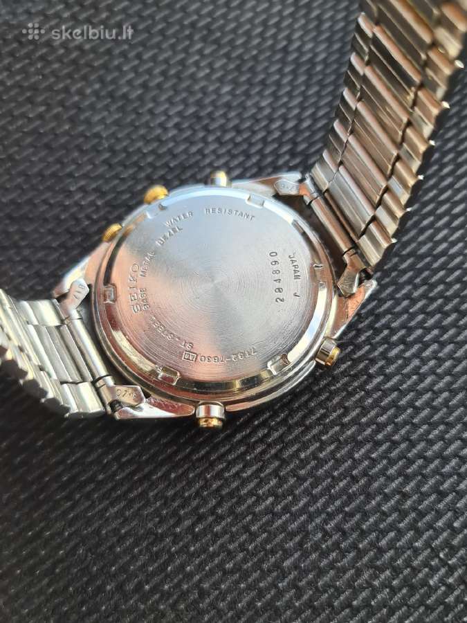 Seiko Alarm Chronograph Date Laikrodis - nuotraukos Nr. 9