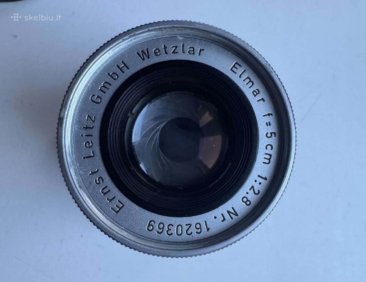 Ernst Leitz Wetzlar Elmar 5cm (50mm) f/2.8 - nuotraukos Nr. 3