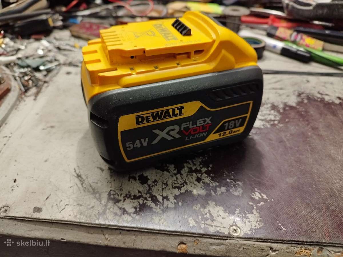 54v Dewalt baterijos 9ah/12ah - nuotraukos Nr. 2