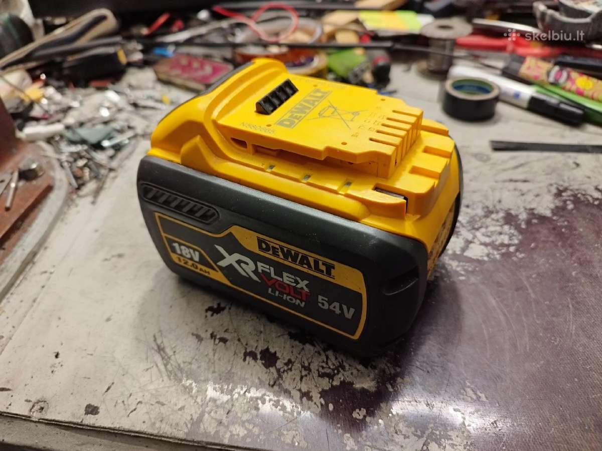 54v Dewalt baterijos 9ah/12ah - nuotraukos Nr. 3
