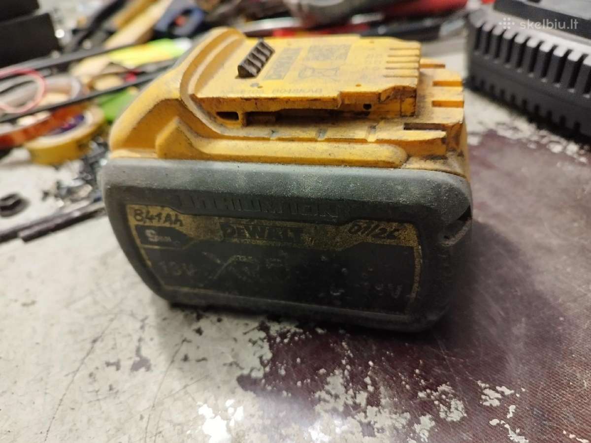 54v Dewalt baterijos 9ah/12ah - nuotraukos Nr. 4