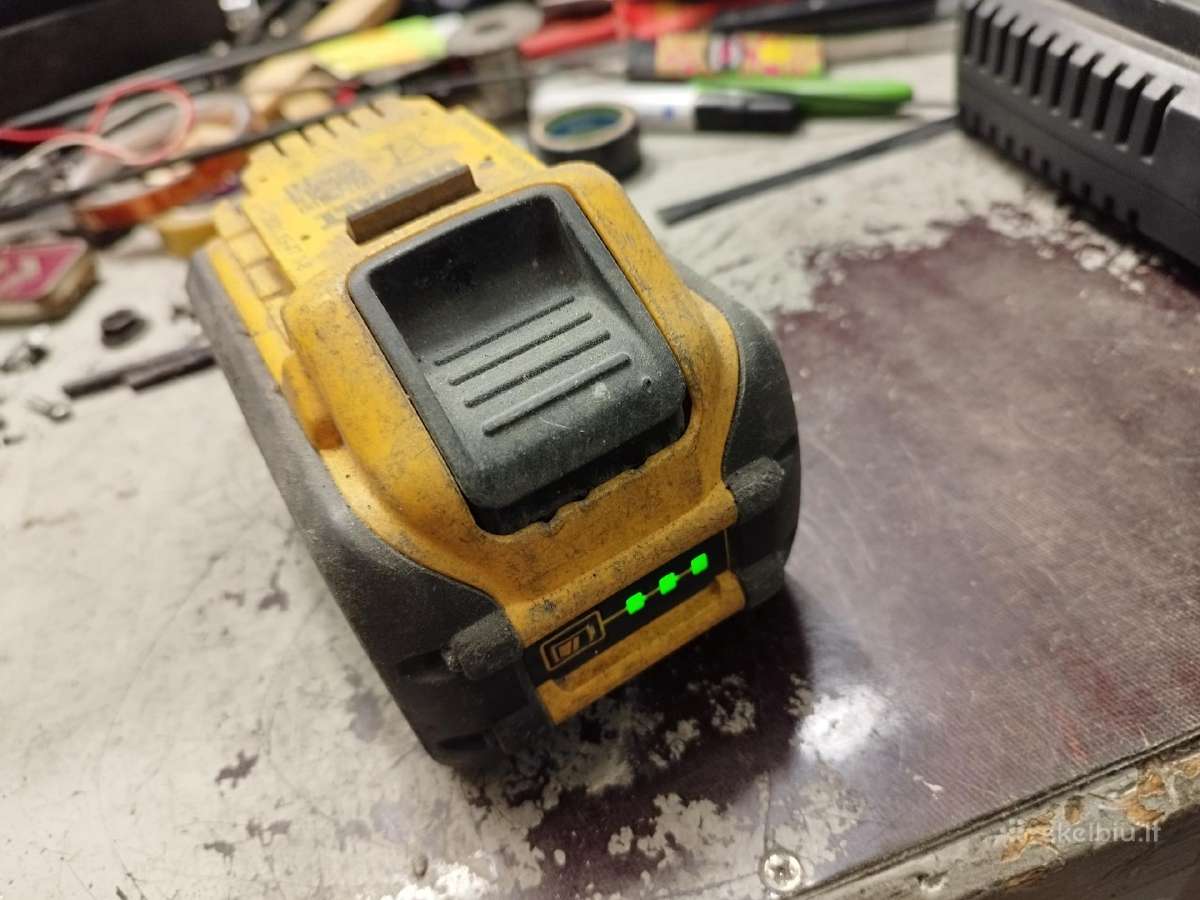 54v Dewalt baterijos 9ah/12ah - nuotraukos Nr. 7