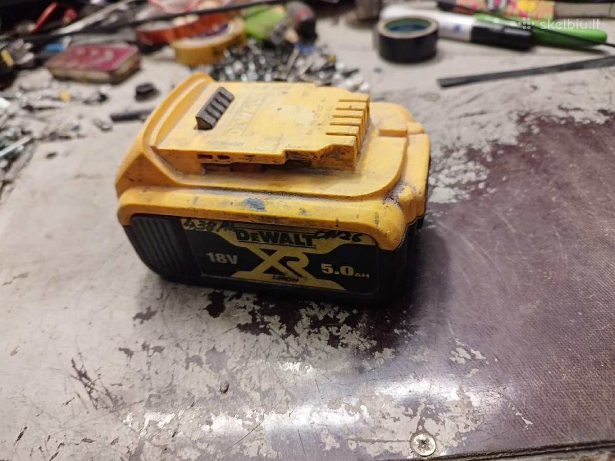 54v Dewalt baterija 9ah/12ah - nuotraukos Nr. 7