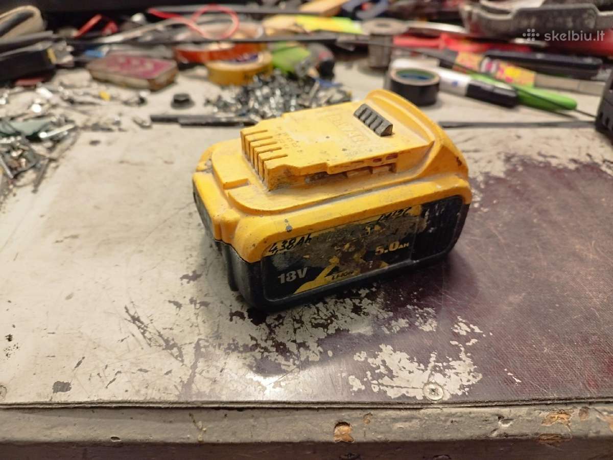 54v Dewalt baterija 9ah/12ah - nuotraukos Nr. 8