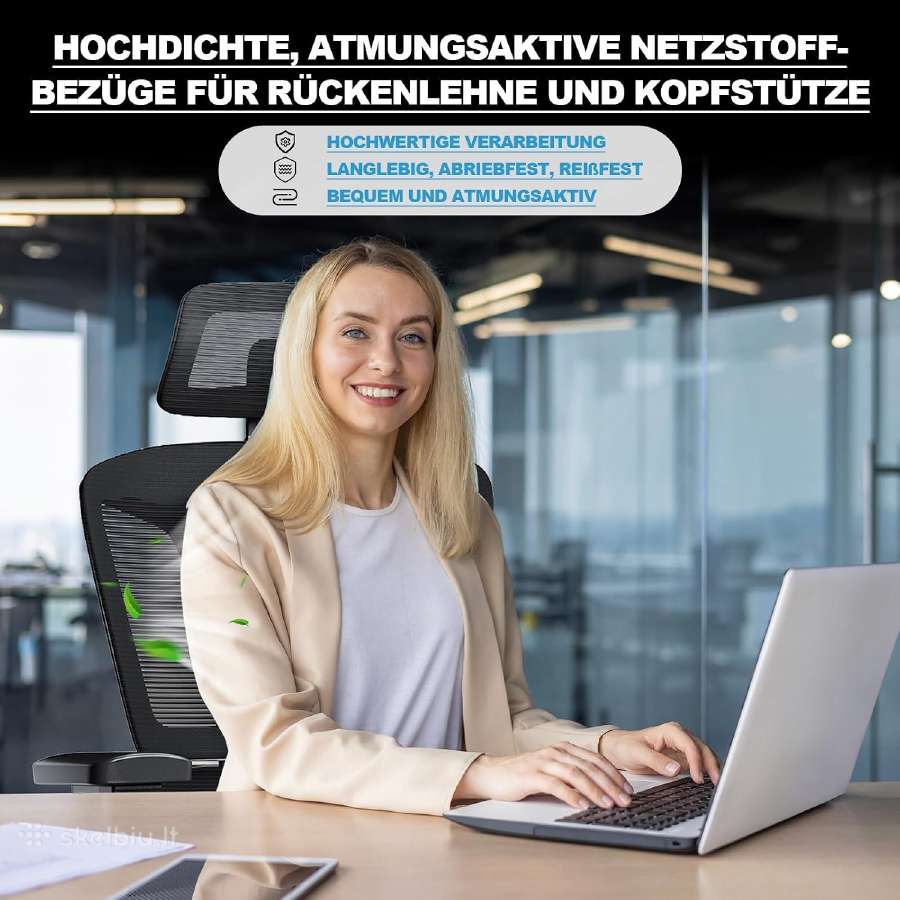 Ergonomiška biuro kėdė - nuotraukos Nr. 5