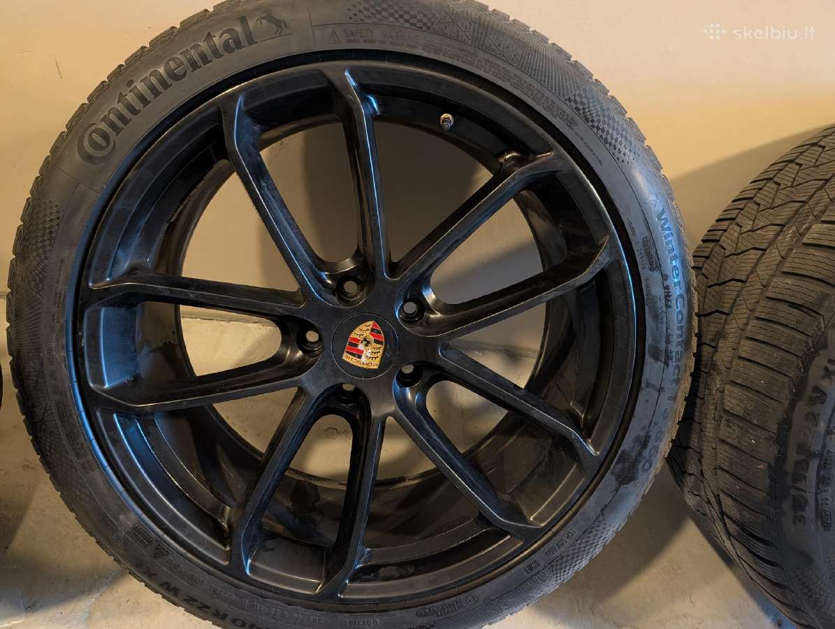 Porche ratlankiai su zieminem padangom - nuotraukos Nr. 3