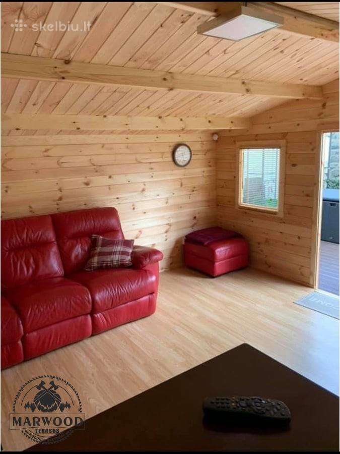 3x4 sodo namelis iš 28mm sienojų tik 1050 Eur! - nuotraukos Nr. 16
