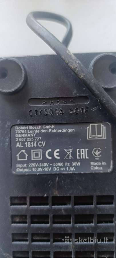 Bosch akumo kroviklis Al1814cv - nuotraukos Nr. 3