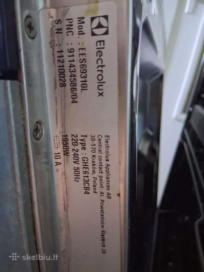 Indaplovė Electrolux Ees69310l - nuotraukos Nr. 3
