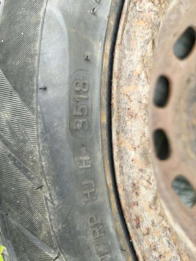 Opel meriva skardiniai r16 ratlankiai su padangom - nuotraukos Nr. 8