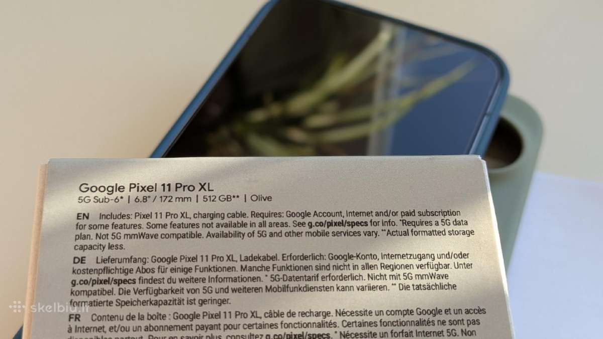 Google Pixel 11 Pro XL 512 GB 16gb RAM - nuotraukos Nr. 11