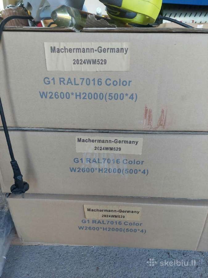 Garazo vartai pakeliami, segmentiniai, Machermann, - nuotraukos Nr. 2