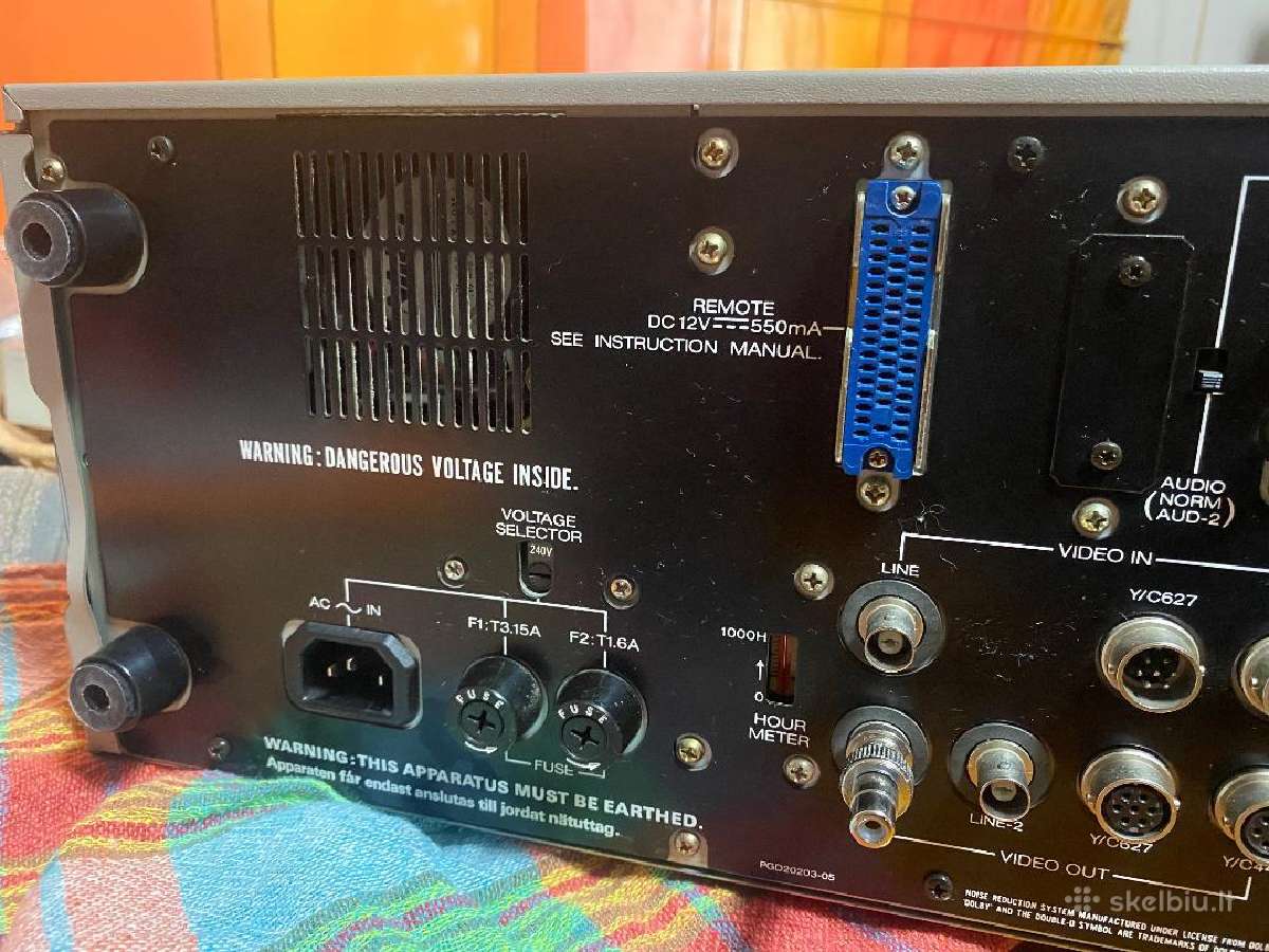 JVC Br-s810e. S-vhs - nuotraukos Nr. 6