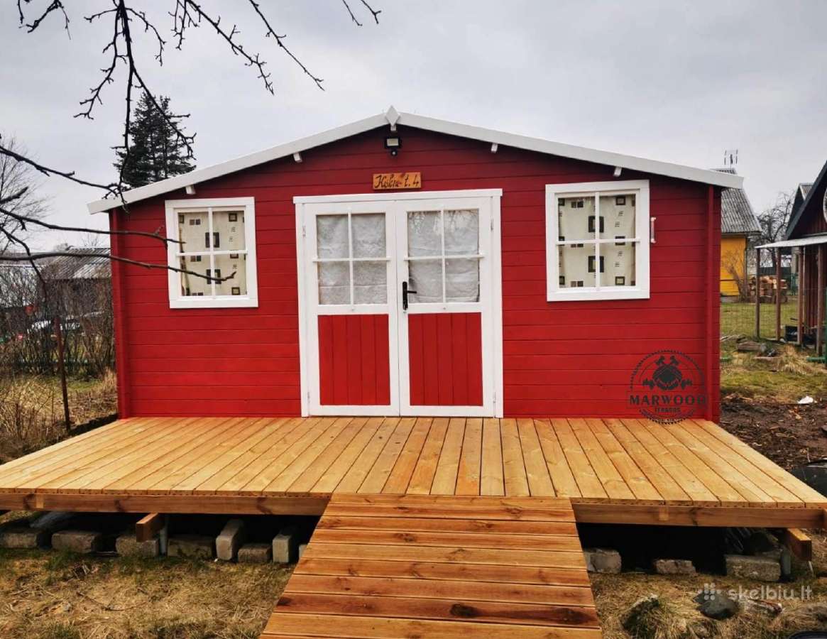 Sodo namelis- vasarnamis 4x4.8 1650 eur! - nuotraukos Nr. 8