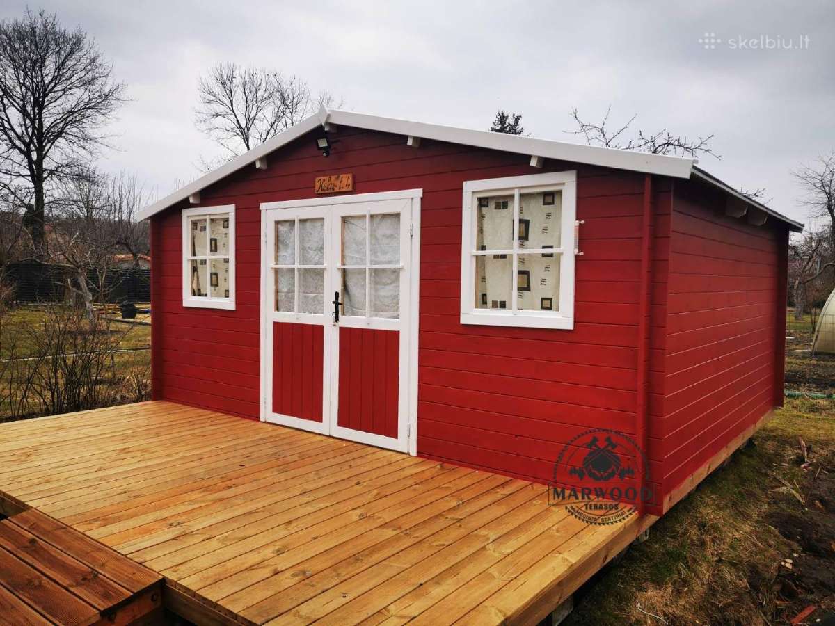 Sodo namelis- vasarnamis 4x4.8 1650 eur! - nuotraukos Nr. 9