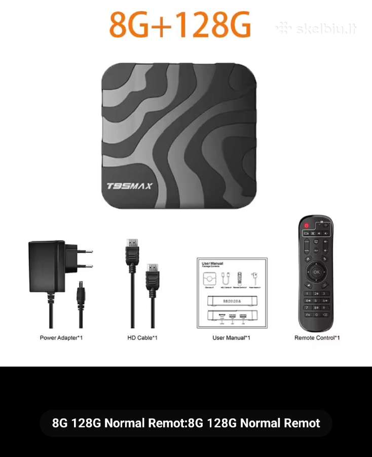 T95 Max Android TV Box – 8 GB RAM / 128 GB - nuotraukos Nr. 3