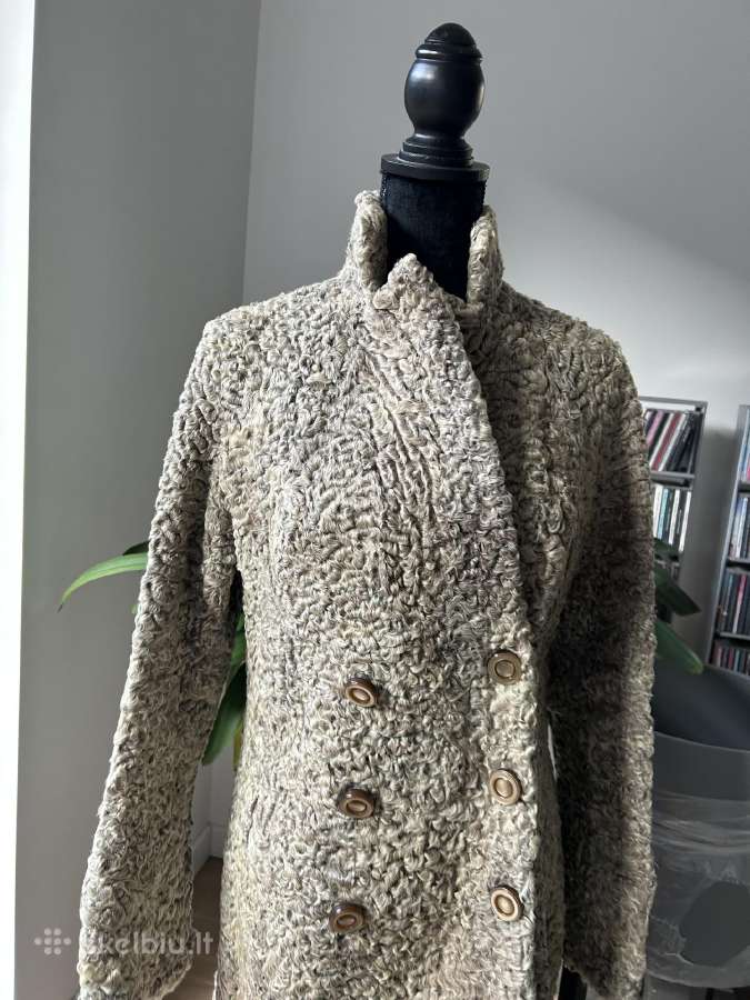Vintage karakulis. Beige, kreminis - nuotraukos Nr. 8