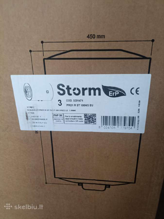 Elektrinis vandens šildytuvas Storm - nuotraukos Nr. 2