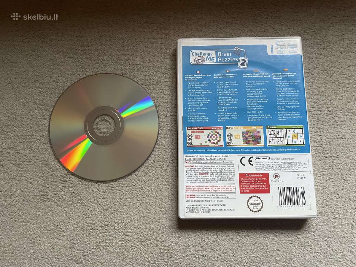 Challenge Me: Brain Puzzles 2 Nintendo Wii - nuotraukos Nr. 3