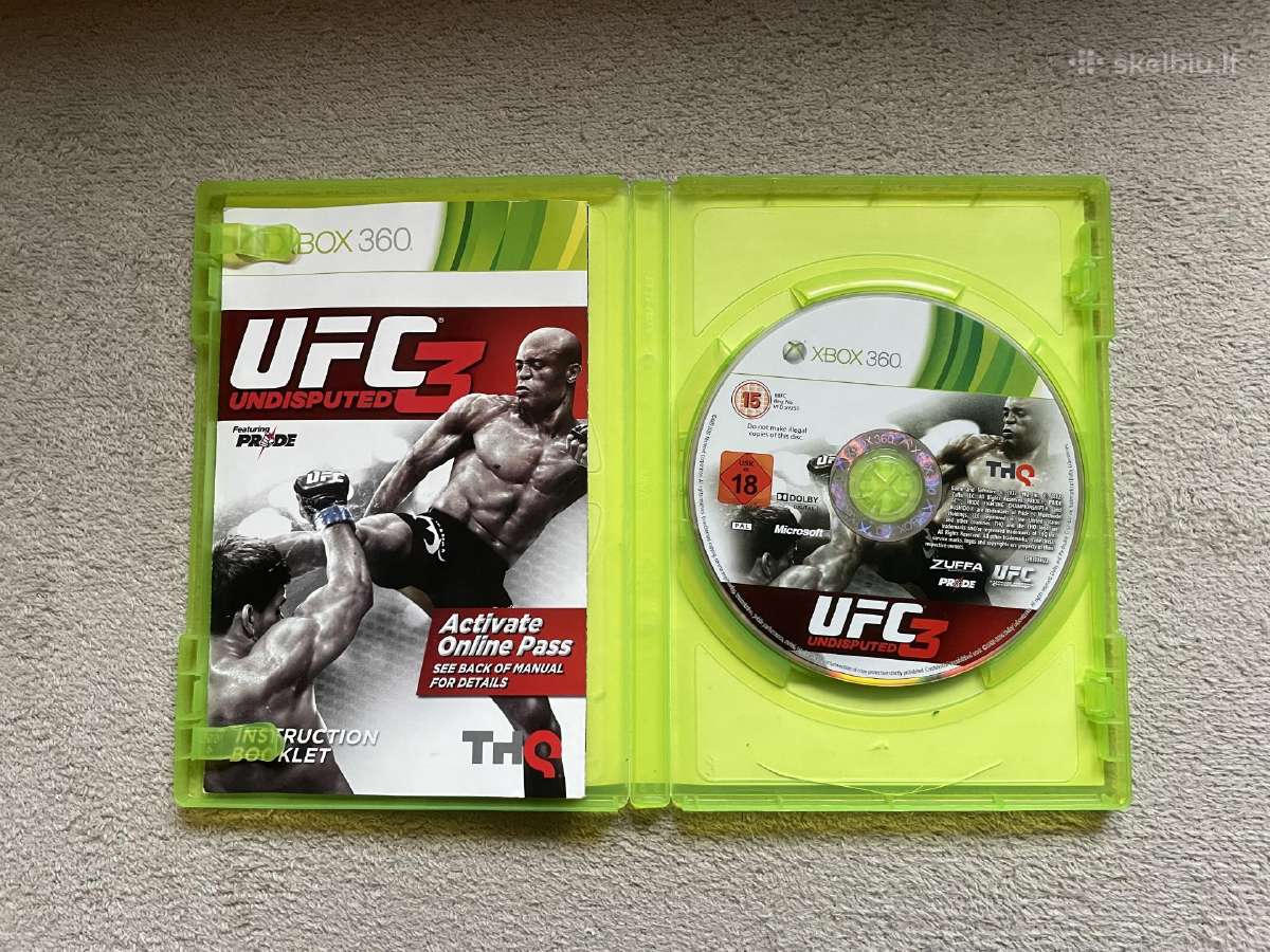 Ufc Undisputed 3 Xbox 360 žaidimas - nuotraukos Nr. 2