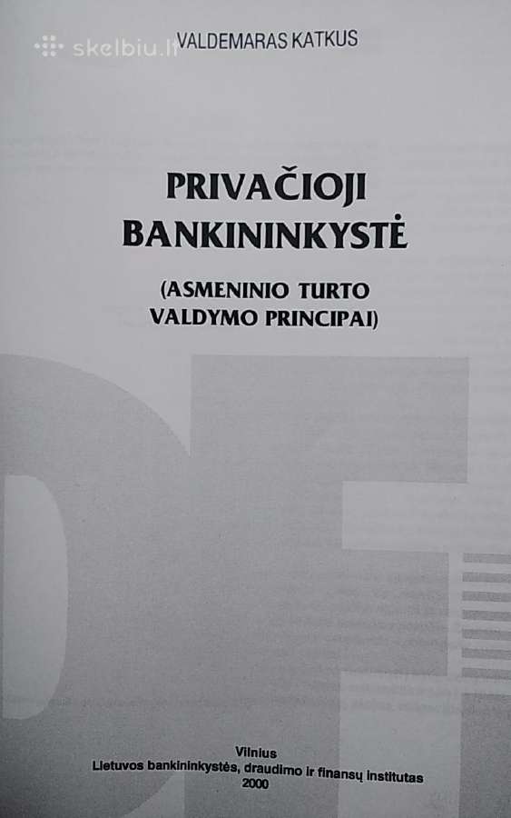 Privačioji bankininkystė - nuotraukos Nr. 2
