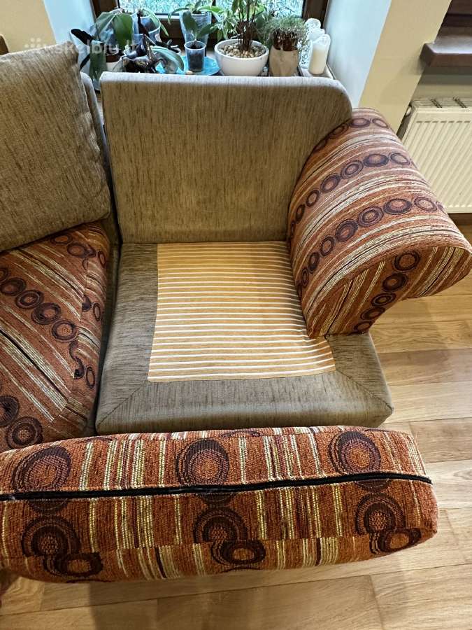 Amerikietiška sofa kampas modulinė - nuotraukos Nr. 5