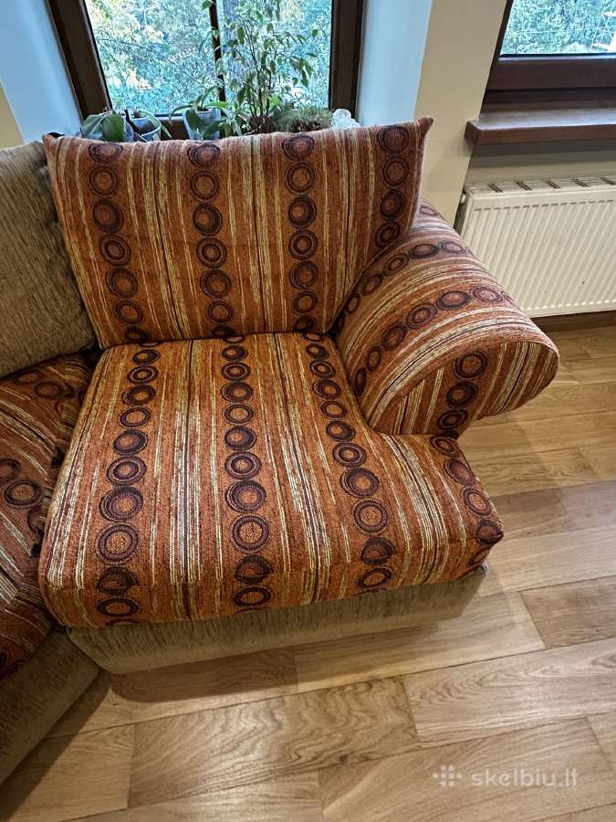 Amerikietiška sofa kampas modulinė - nuotraukos Nr. 7