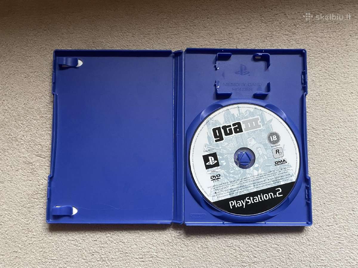 Grand Theft Auto III Playstation 2 žaidimas - nuotraukos Nr. 2