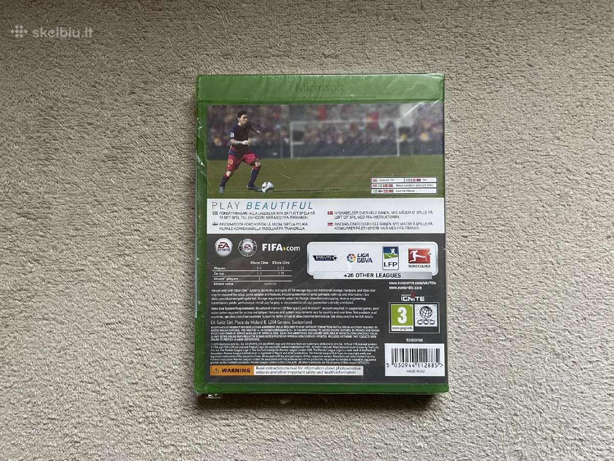 Fifa 16 (Sealed) Xbox One žaidimas - nuotraukos Nr. 2