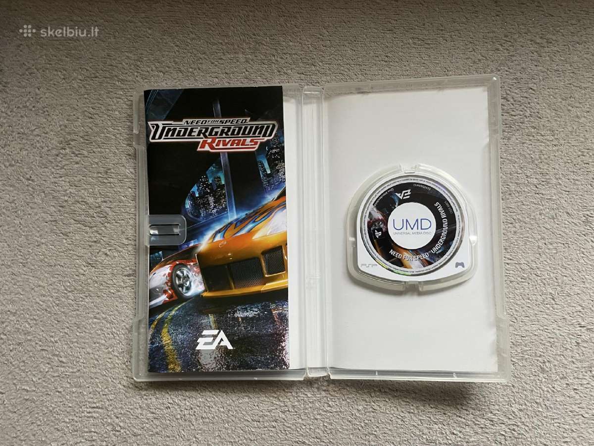 Need For Speed Underground Rivals PSP žaidimas - nuotraukos Nr. 2