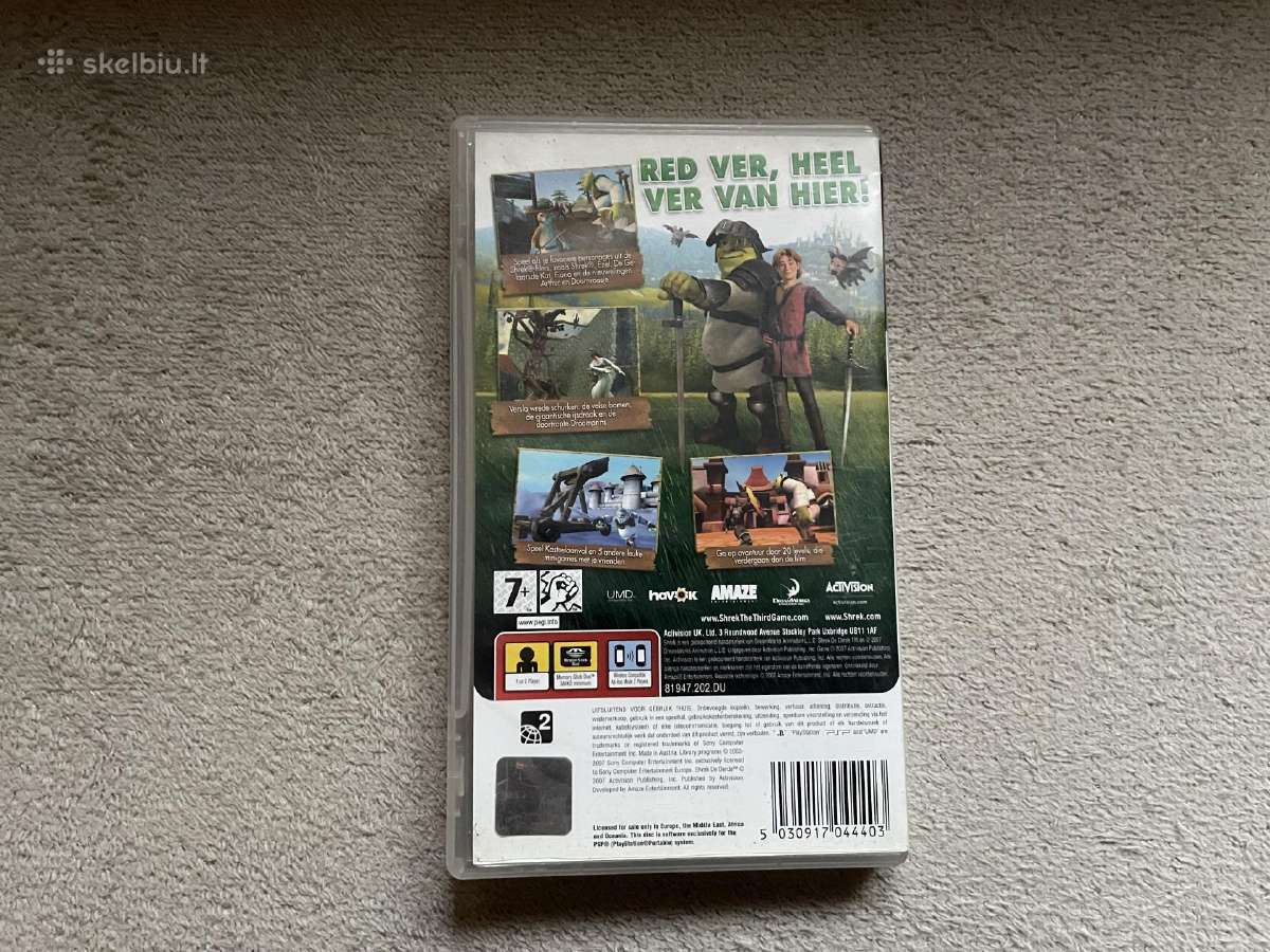 Shrek The Third PSP žaidimas - nuotraukos Nr. 3