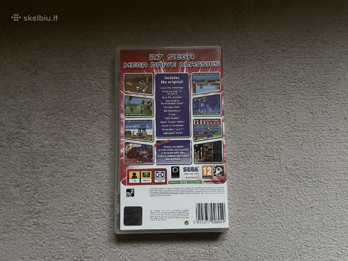 Sega Mega Drive Collection [Essentials] PSP - nuotraukos Nr. 3