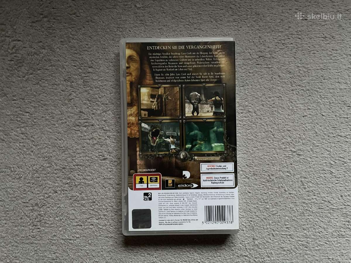 Tomb Raider: Anniversary PSP žaidimas - nuotraukos Nr. 3