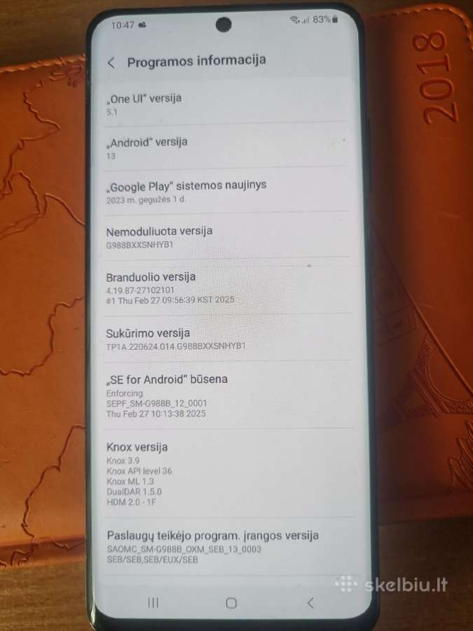 Samsung Galaxy S20 Ultra 5G 128/12 GB. - nuotraukos Nr. 5