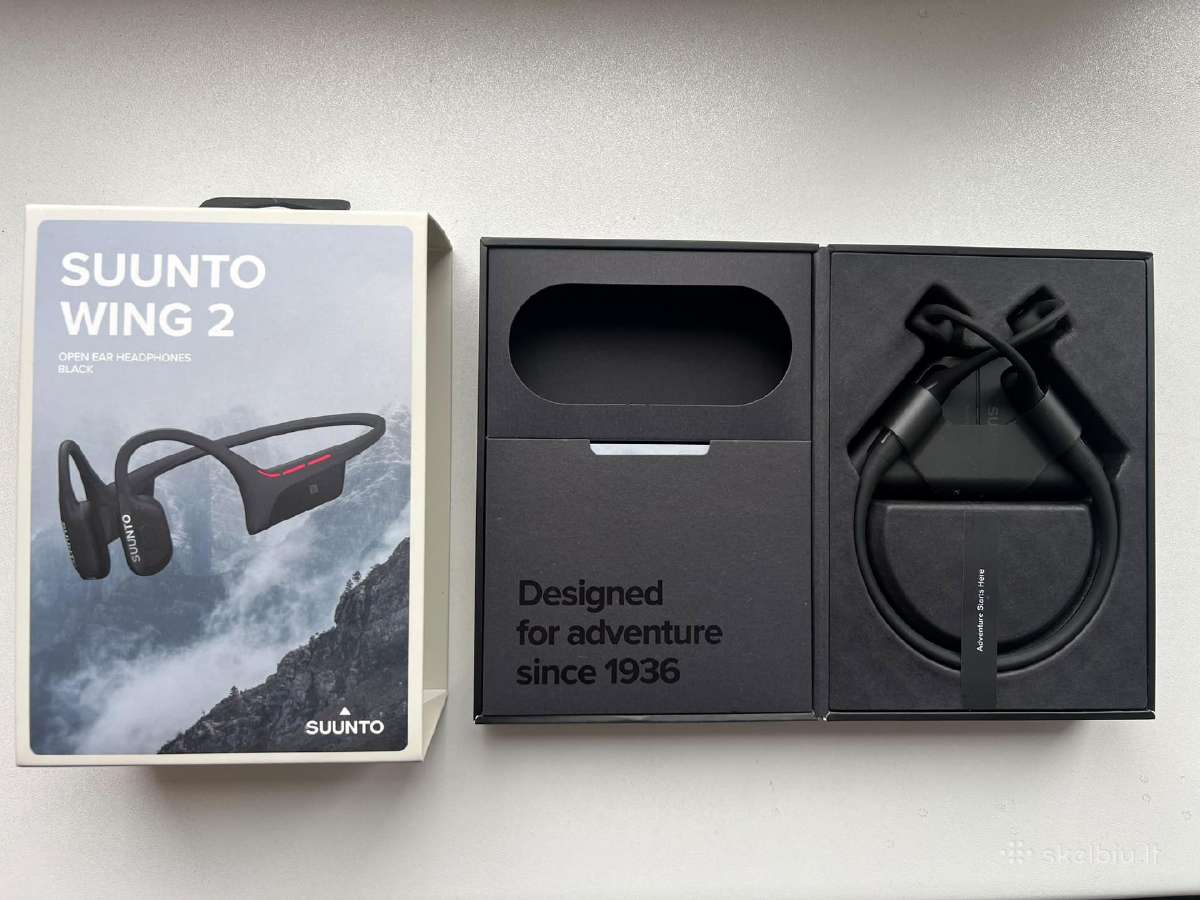 Suunto Wing 2 (Open Ear Headphones Black) ausinės - nuotraukos Nr. 2