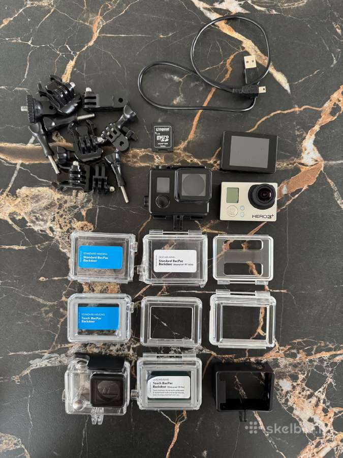 Gopro Hero3+ LCD ekranas + priedai - nuotraukos Nr. 2
