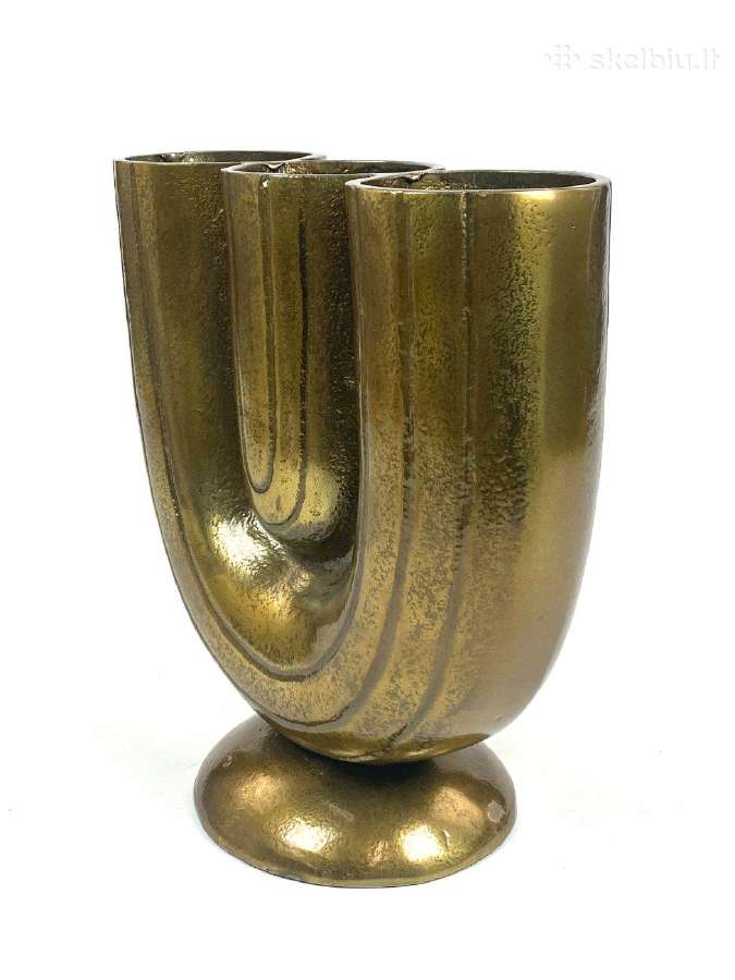 Metalinė vaza U forma - nuotraukos Nr. 5