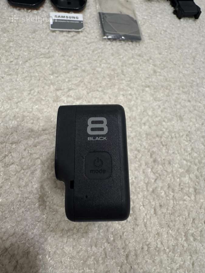 Gopro Hero8 Black 4k + 128 GB Samsung EVO Plus - nuotraukos Nr. 4