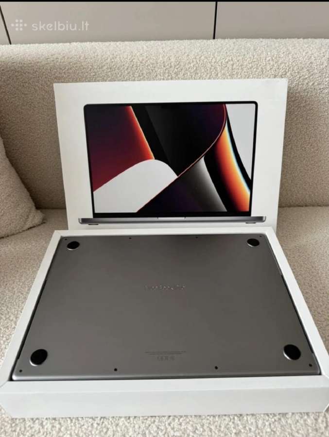 MacBook Pro 16 M1 Pro / 32 GB / 1 TB / Silver - nuotraukos Nr. 3