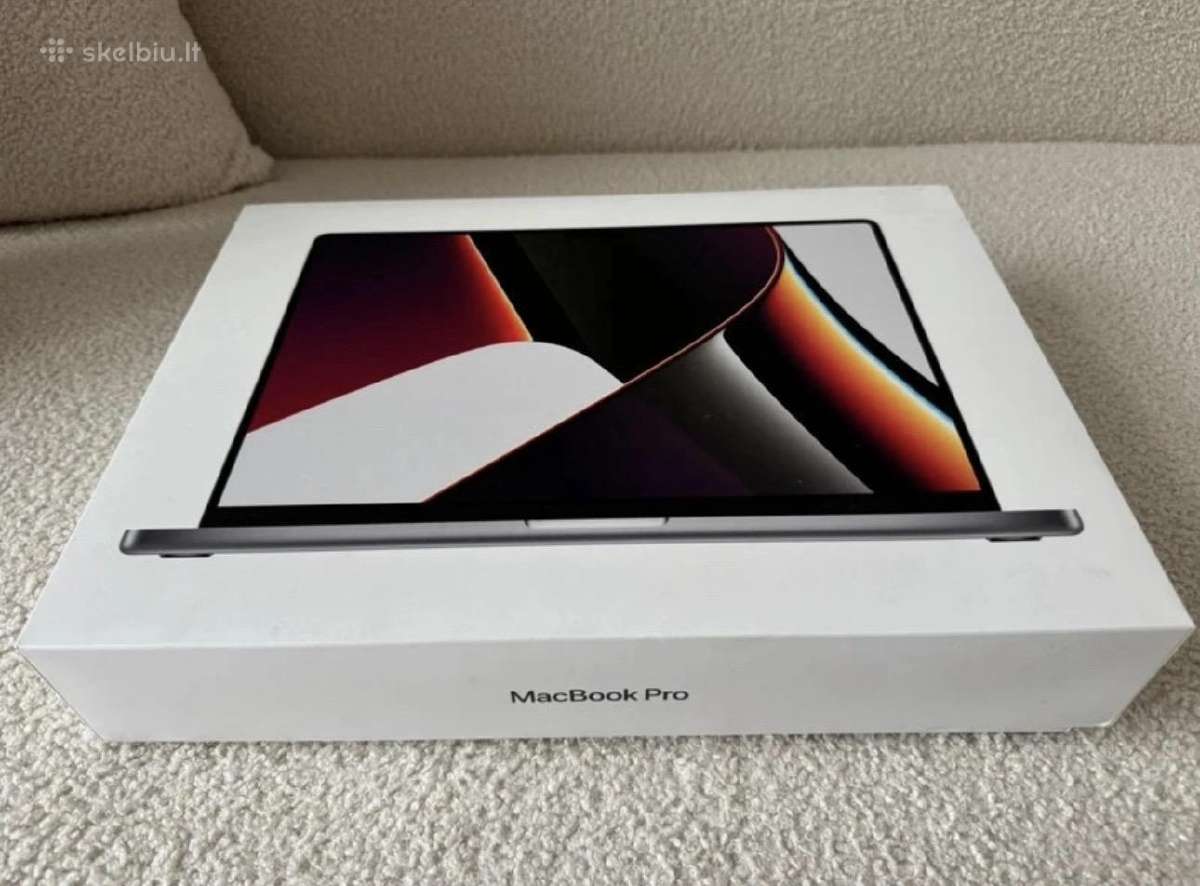 MacBook Pro 16 M1 Pro / 32 GB / 1 TB / Silver - nuotraukos Nr. 4