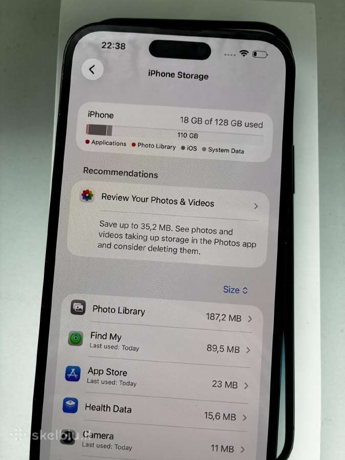 iPhone 14 Pro Max 128gb - nuotraukos Nr. 8