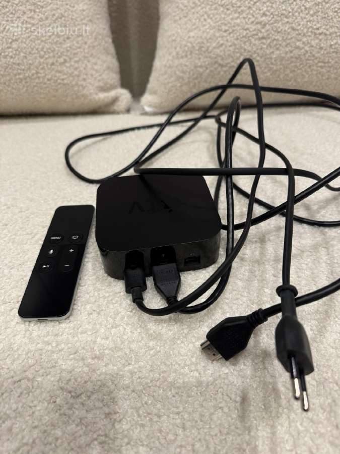 Apple TV HD 4th Gen (A1625) + Siri Remote - nuotraukos Nr. 5